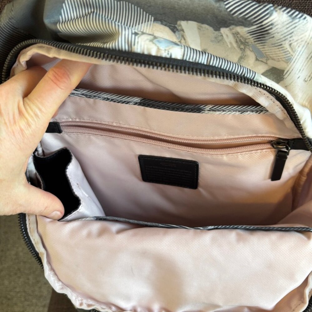 Tumi Backpack With Multiple Zip And Slide Pockets - image 4